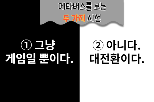 메타버스를 보는 두가지 시선&#44; 그냥 게임일 뿐일까&#44; 문명의 대전환일까.