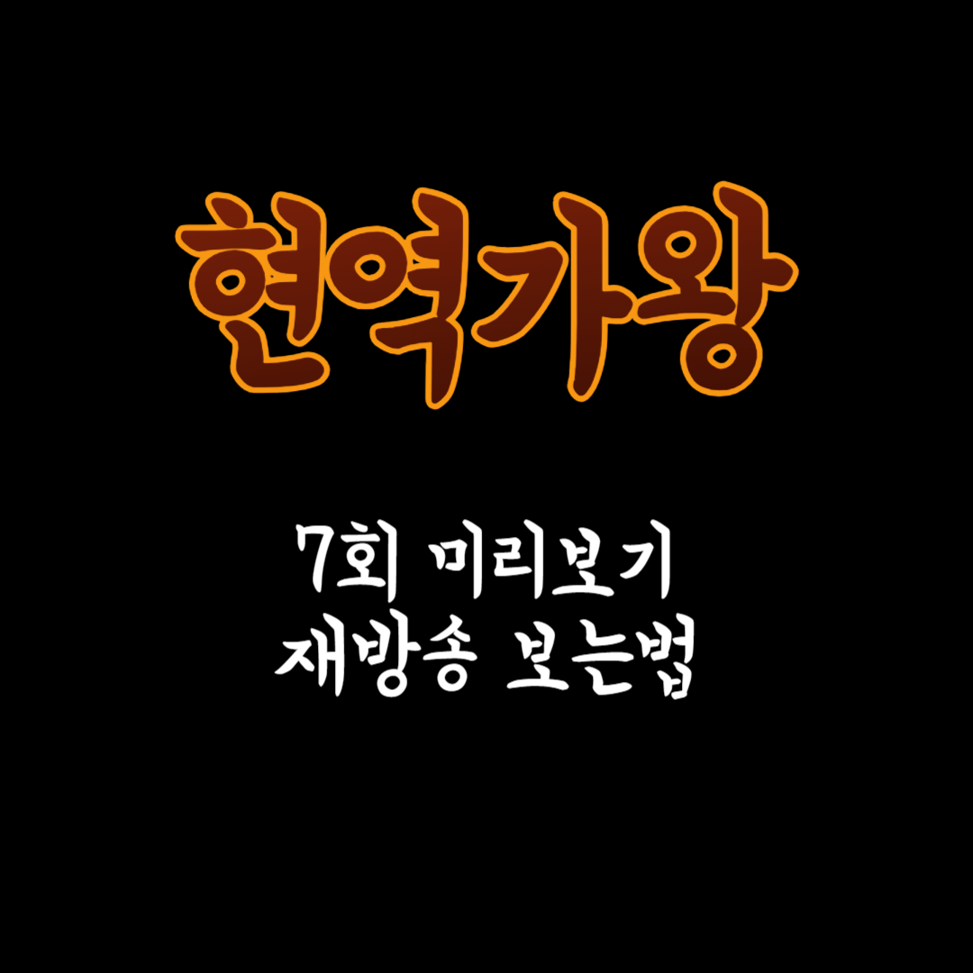 현역가왕 재방송