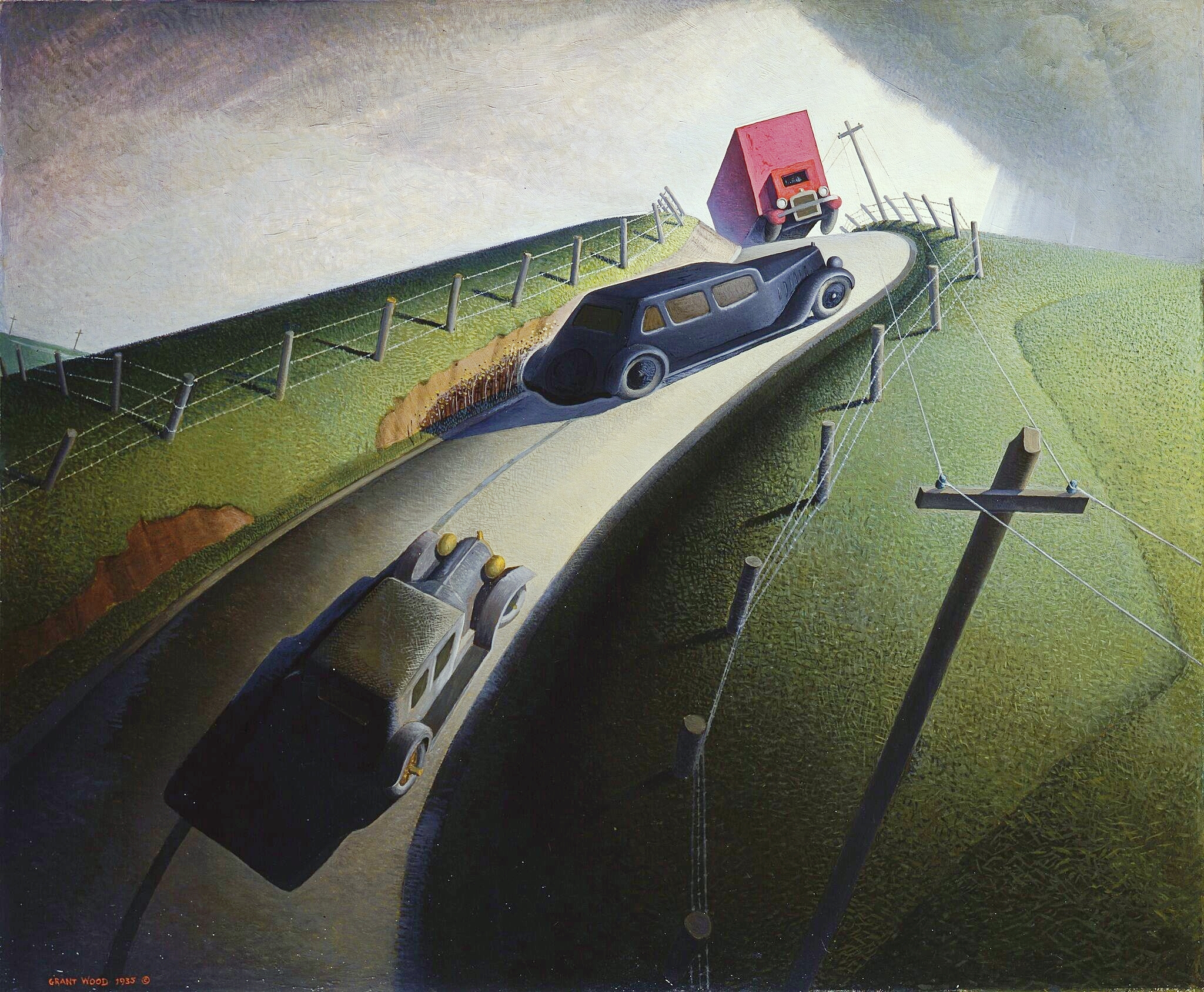 그랜트 우드(Grant Wood), 미국, 화가, 1892-1942