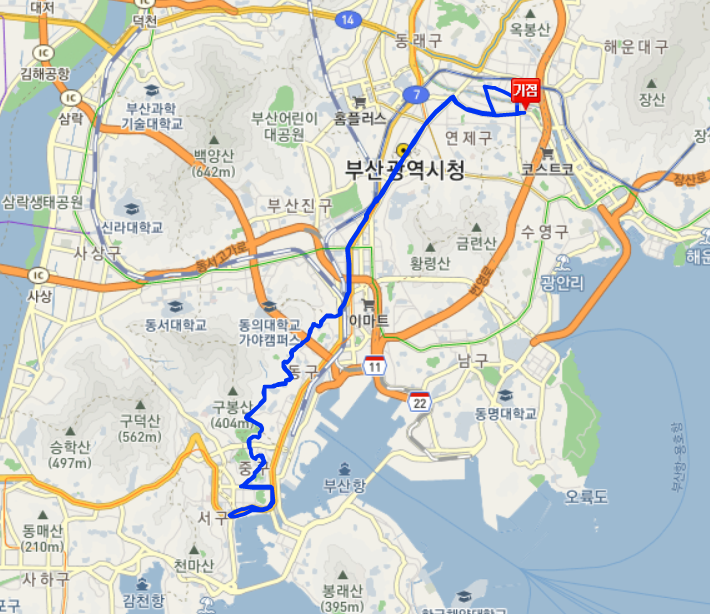  [부산] 86번버스 노선, 시간표 : 시청, 양정역, 서면역, 국제시장, 남포동
