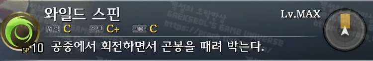 스킬 와일드 스핀