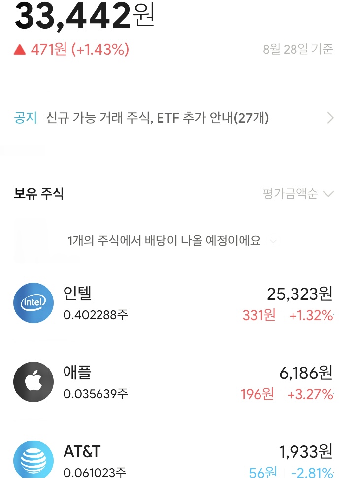  해외주식을 처음 구매해보았습니다(feat. 미니스탁)