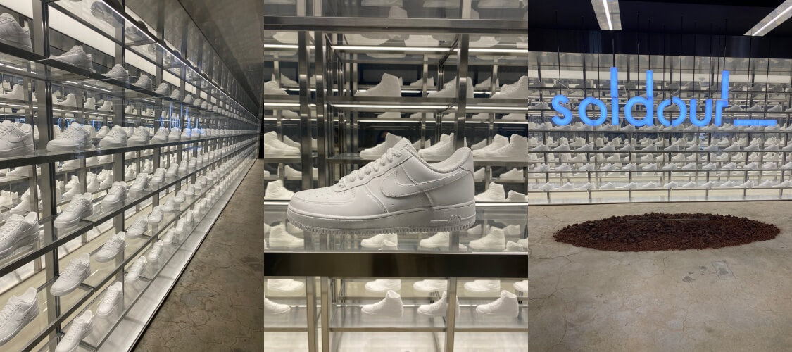 Like choosing a rare bottle of wine from a winery&#44; the store space became a shoener and designed it imagining choosing limited-edition shoes&#44; and I think it&#39;s a space design that fits well with Musinsa&#39;s Soldout concept.