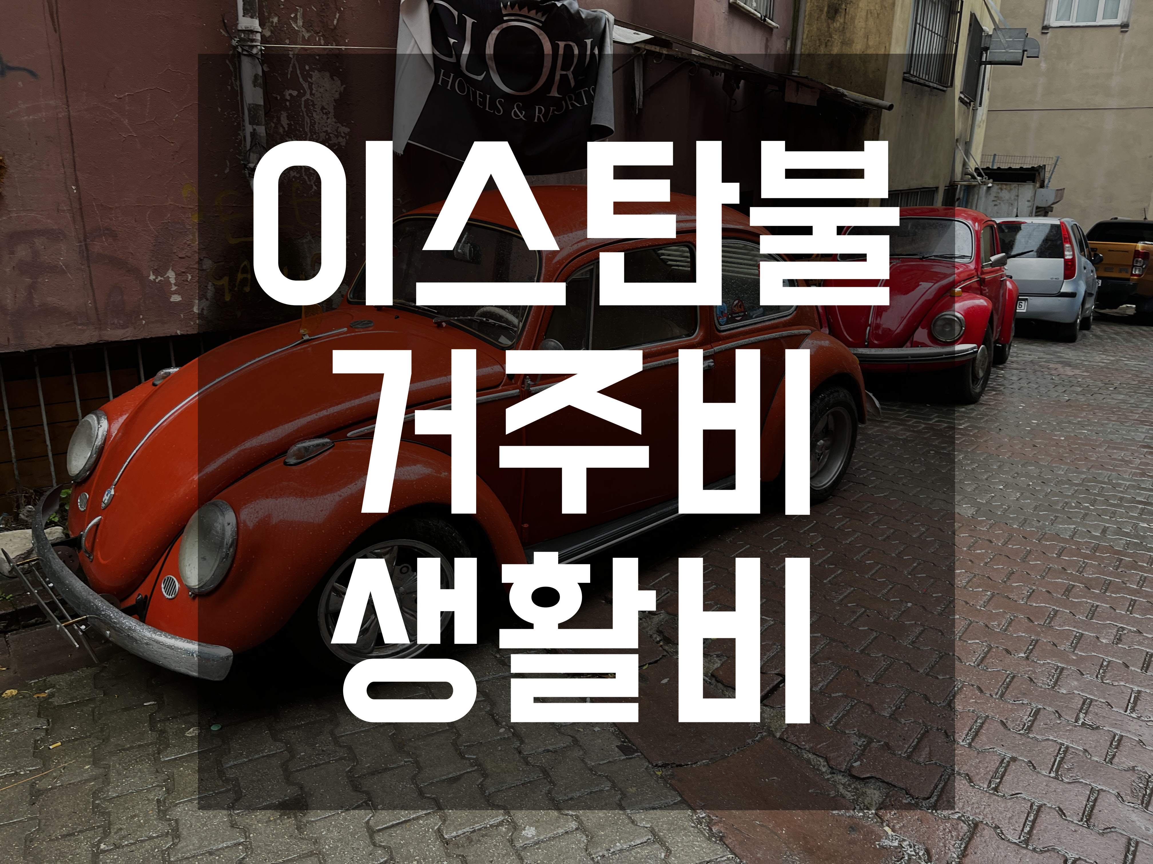  터키 이민 혹은 한달 이상 살기 위한 생활비 공개