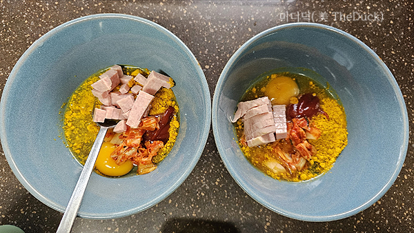 아침식사로 좋은 계란카레밥