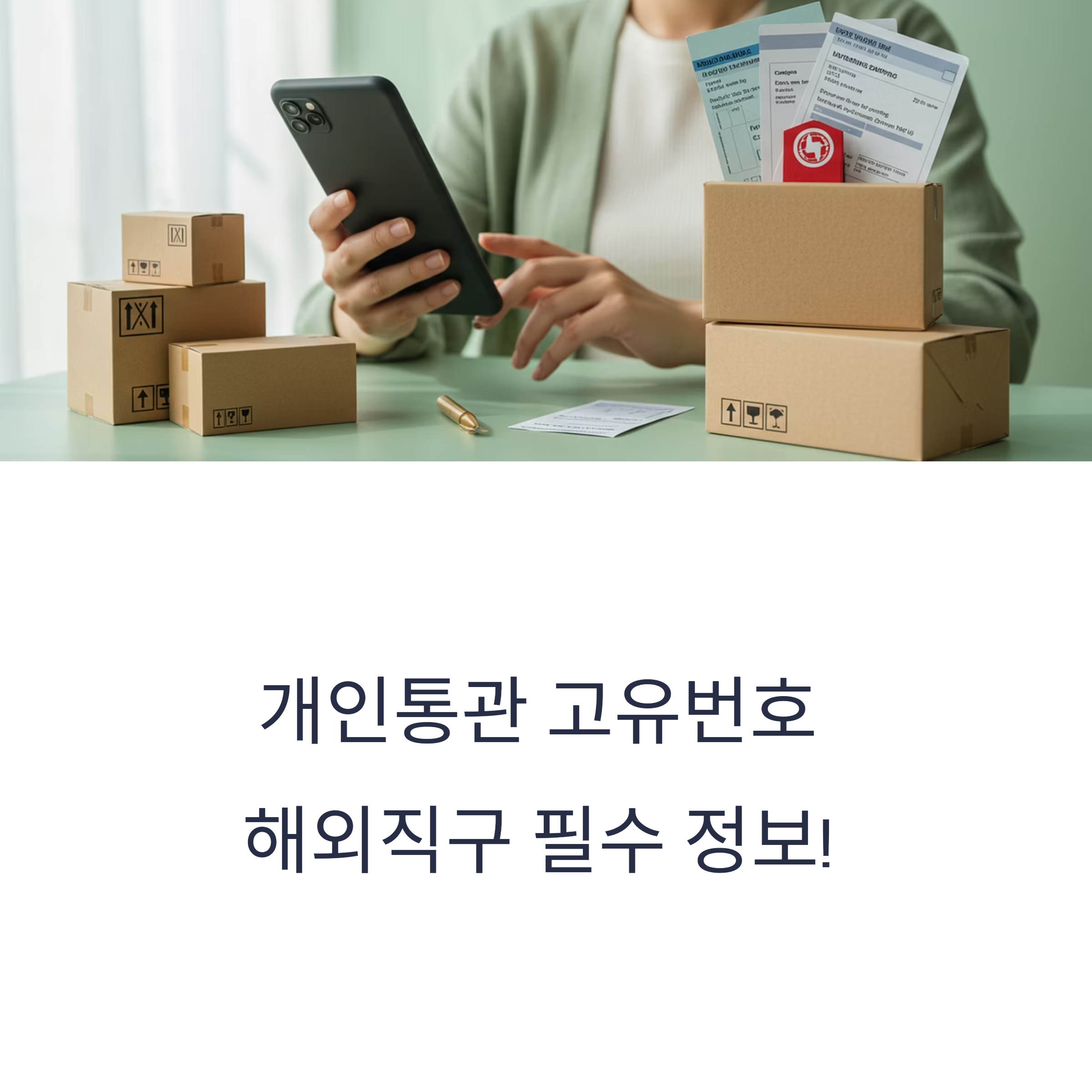 개인통관 고유번호와 통관번호 완벽 가이드