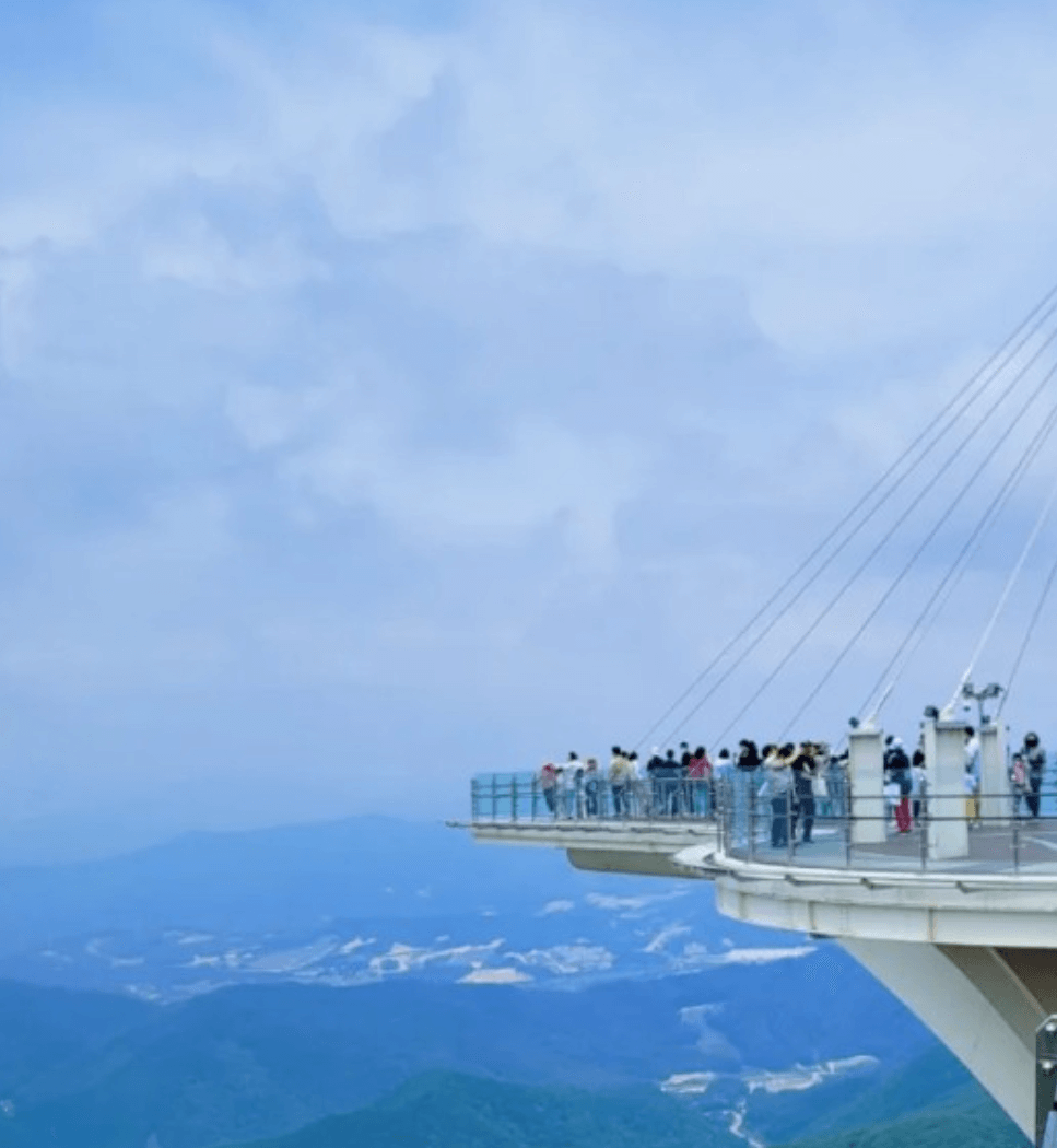 한국의 스카이워크 여행지 정동진