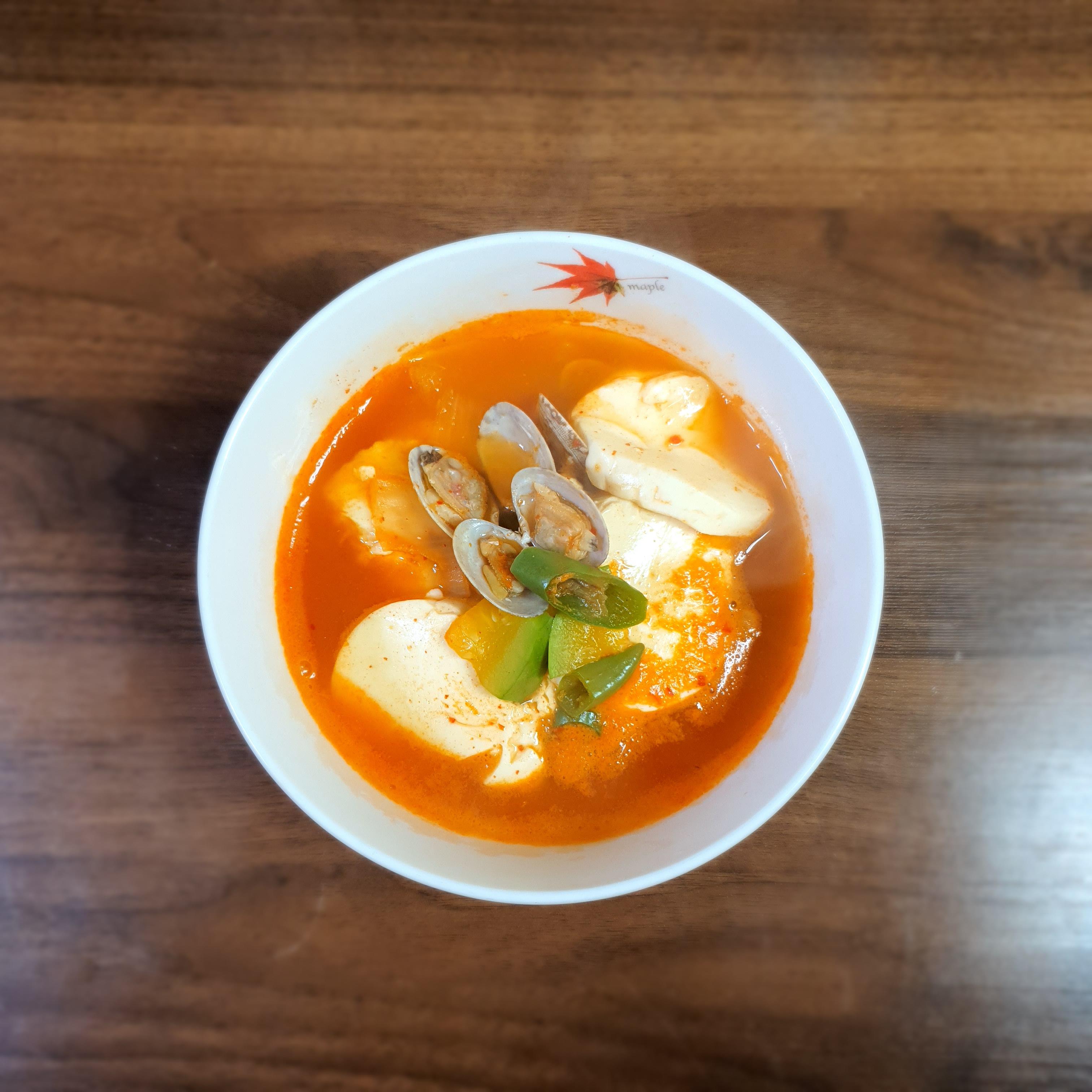  [바지락 순두부찌개] 바지락 순두부찌개 맛있게 끓이는법 / 바지락 순두부찌개 황금레시피 / 바지락 순두부찌개 요리법 / 순두부 효능
