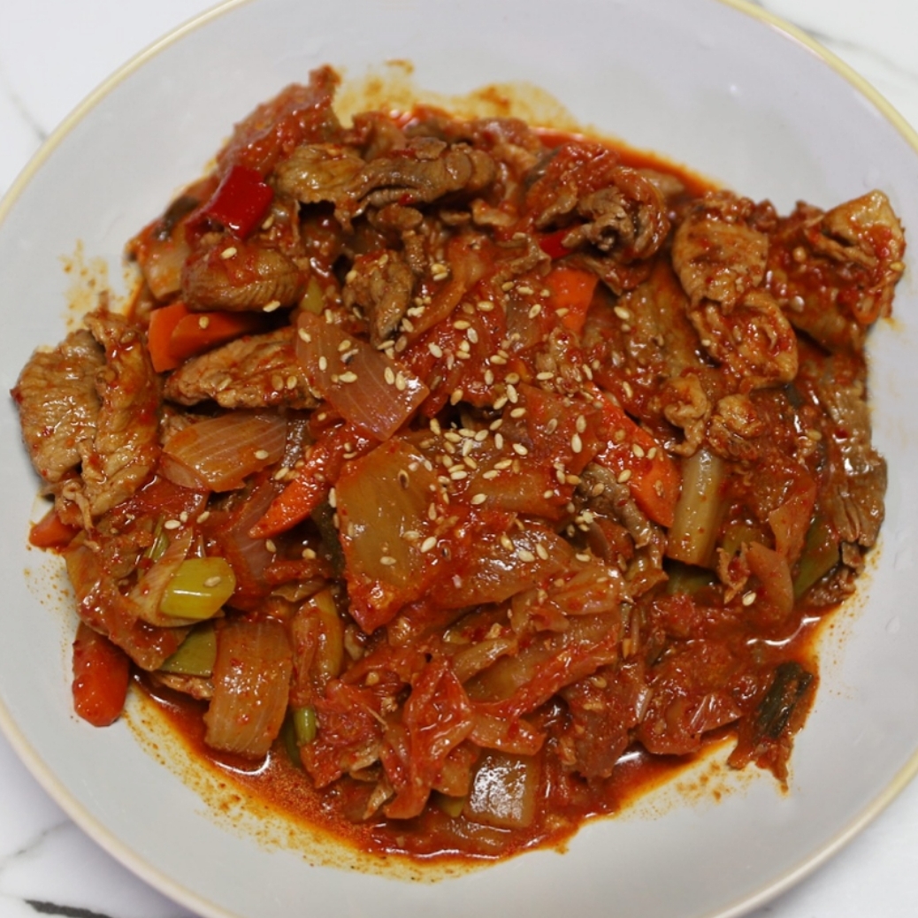 김치-제육볶음-완성-모습-첫번째