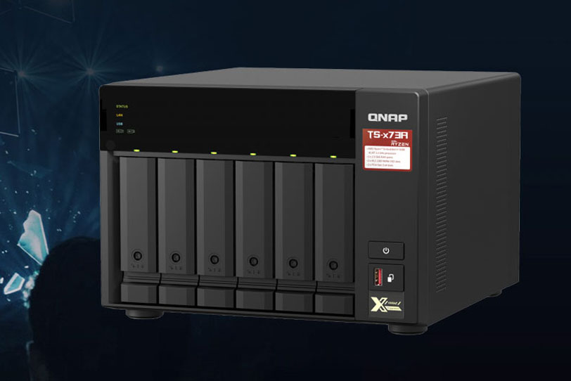 QNAP TS-673A 6 ベイ NAS レビュー