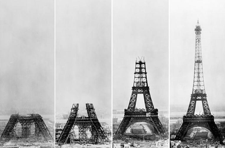 1887~1889. 에펠탑 공사 과정