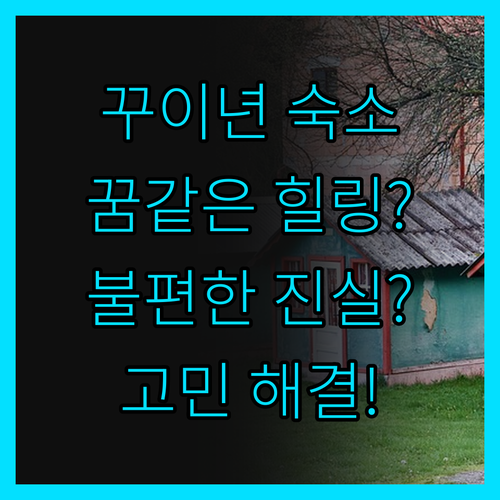 잔니어 바이 산 호, 꿈같은 힐링? 