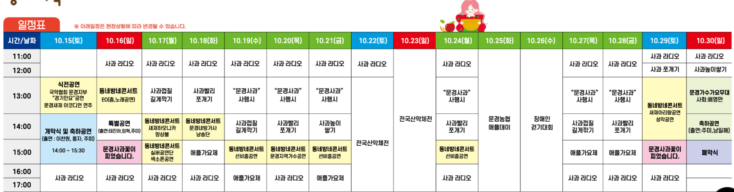 문경-사과축제