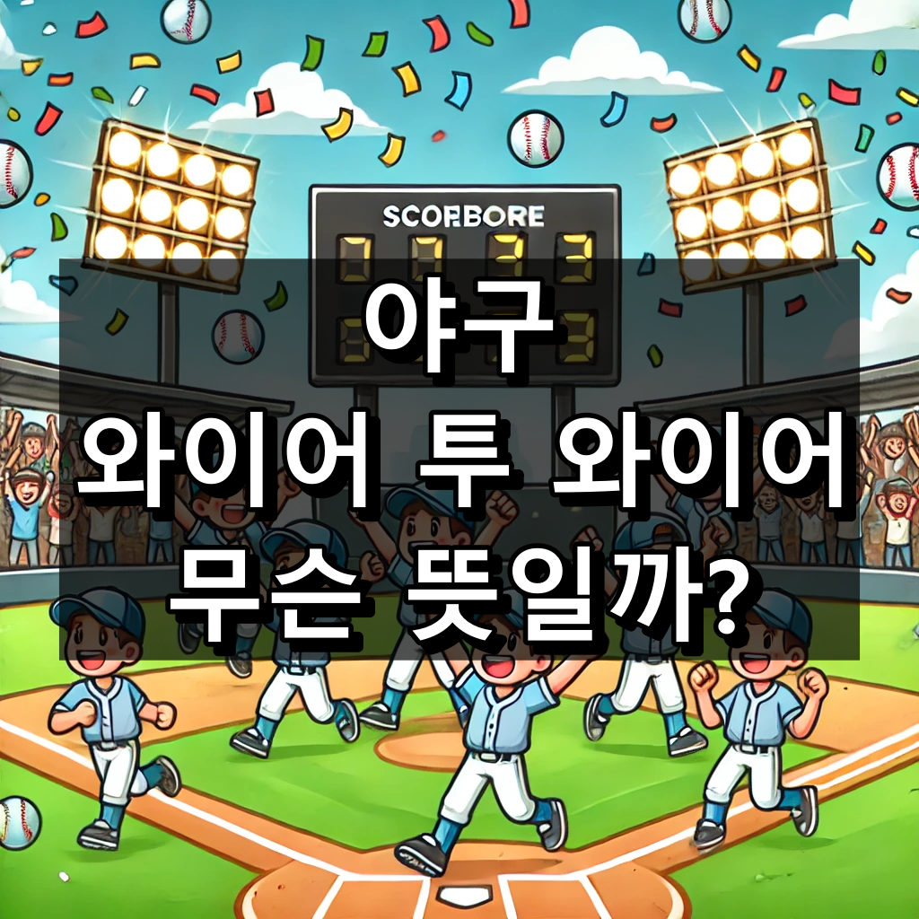 야구 와이어 투 와이어란?