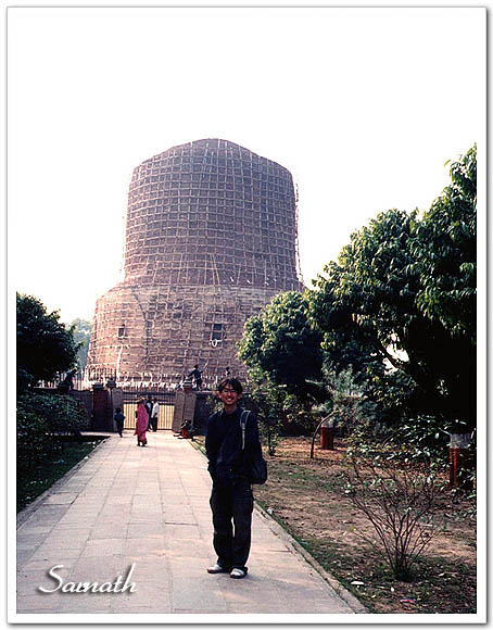 인도-사르나트-Dhamekh Stupa