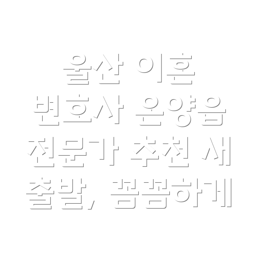 울산 울주군 온양읍 이혼 변호사