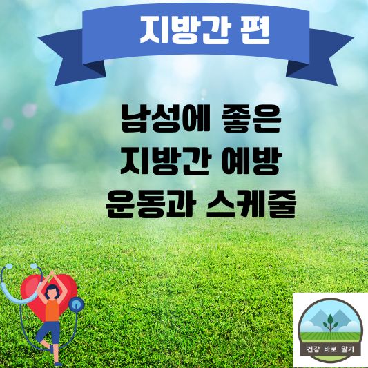  남성에 좋은 지방간 예방 운동과 스케줄