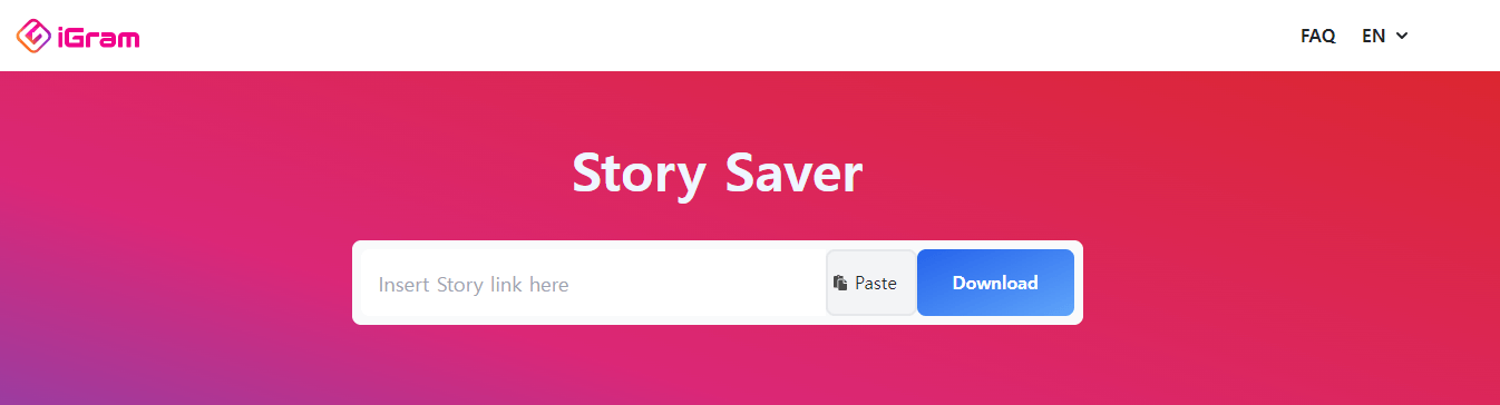 5. iGram Story Saver