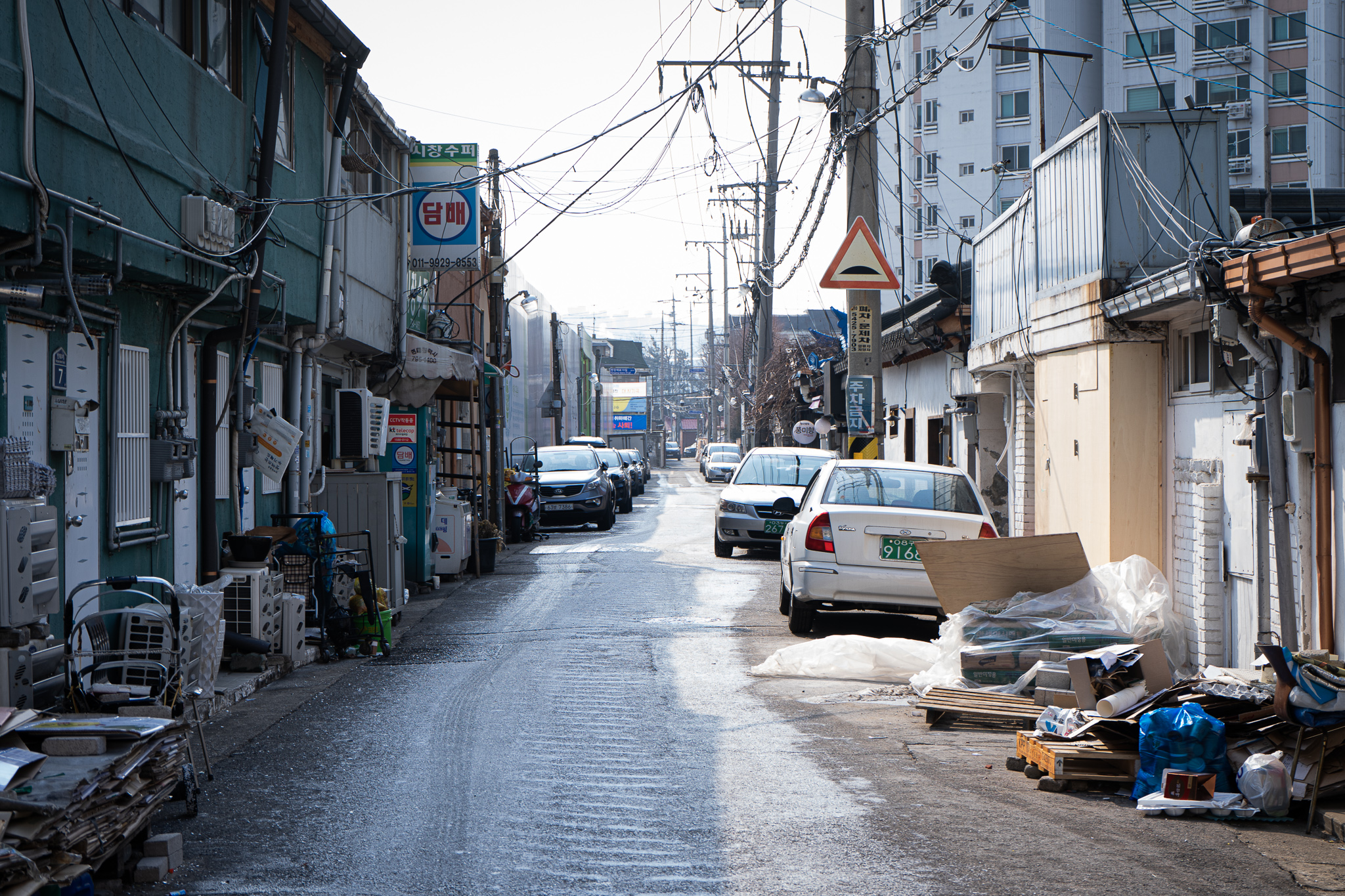 용산역 주변 주택가