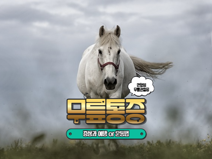  무릎통증 아픈 증상 변형성 무릎 관절증