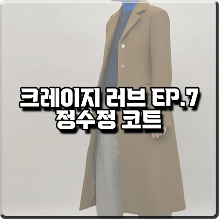  크레이지 러브 7화 정수정 코트 :: 엔오르 브라운 싱글 코트 : 이신아 옷