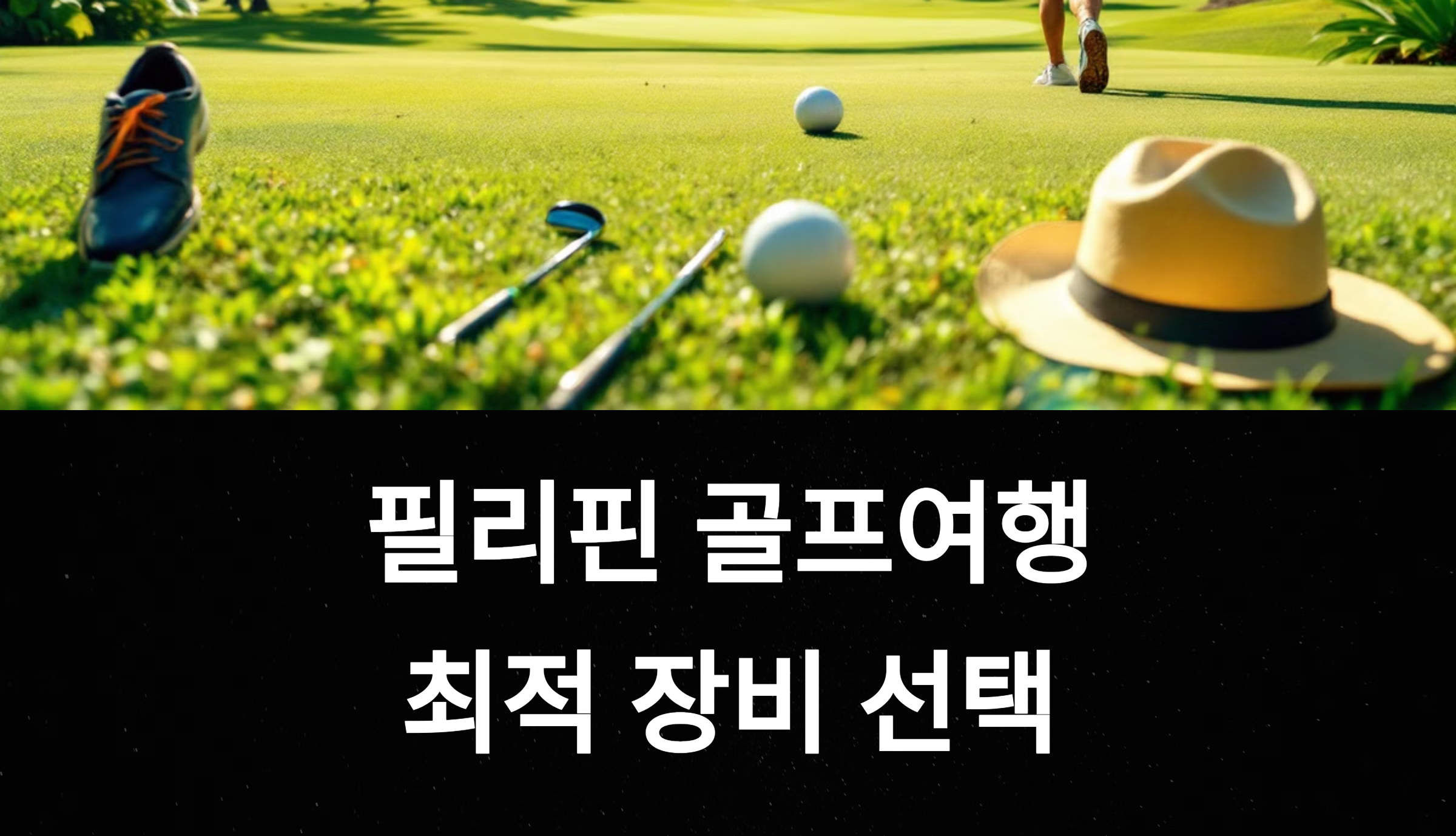 필리핀 골프여행을 위한 최적의 장비 선택법: 드라이버부터 골프화까지