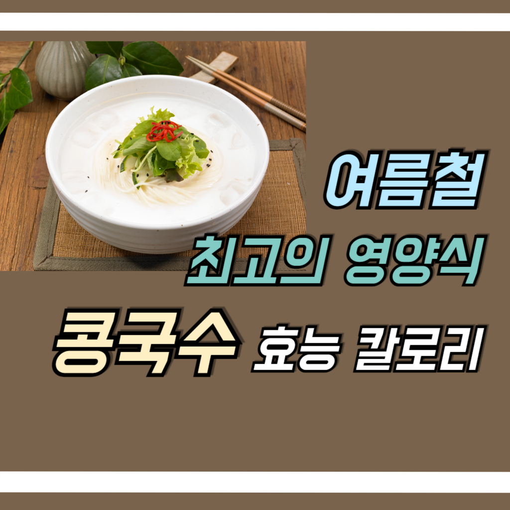 여름철 콩국수 사진