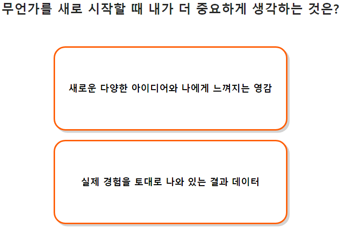 DNA 성격 테스트 4번 문제