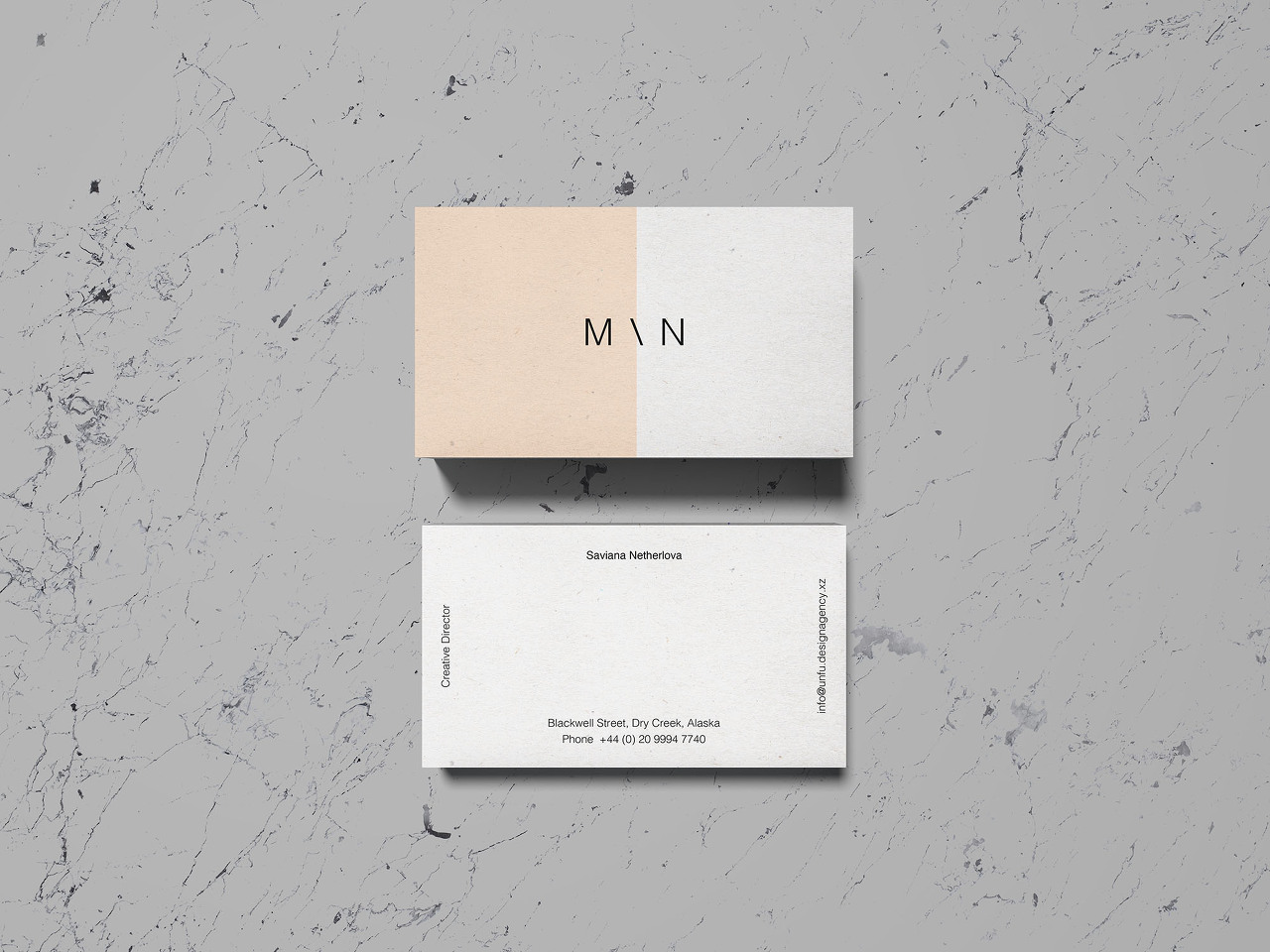 Overhead Business Card Mockup(오버헤드 명함 목업)