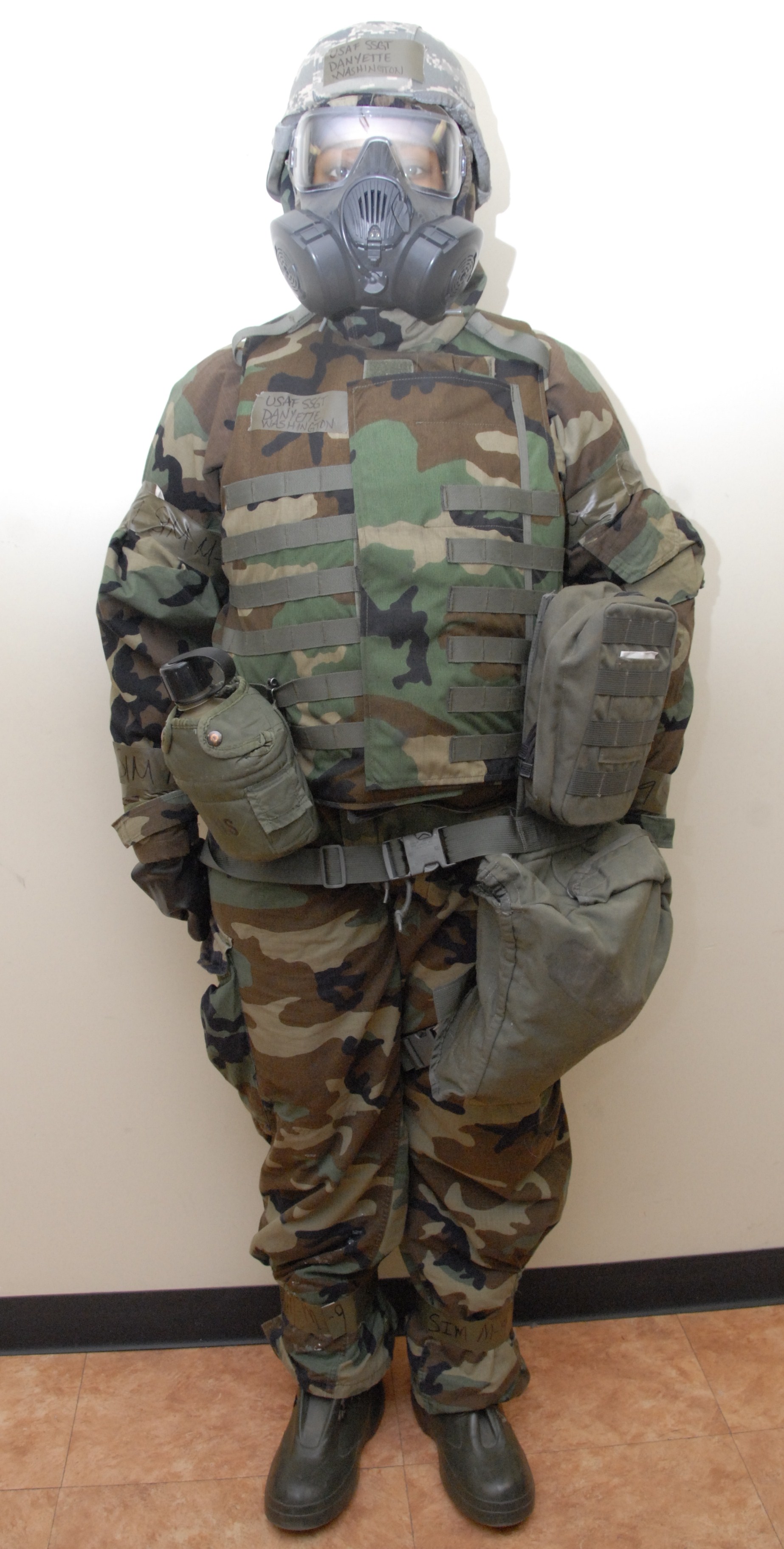  공군학사장교 훈련일지 22일차 [MOPP 보호의 착용]