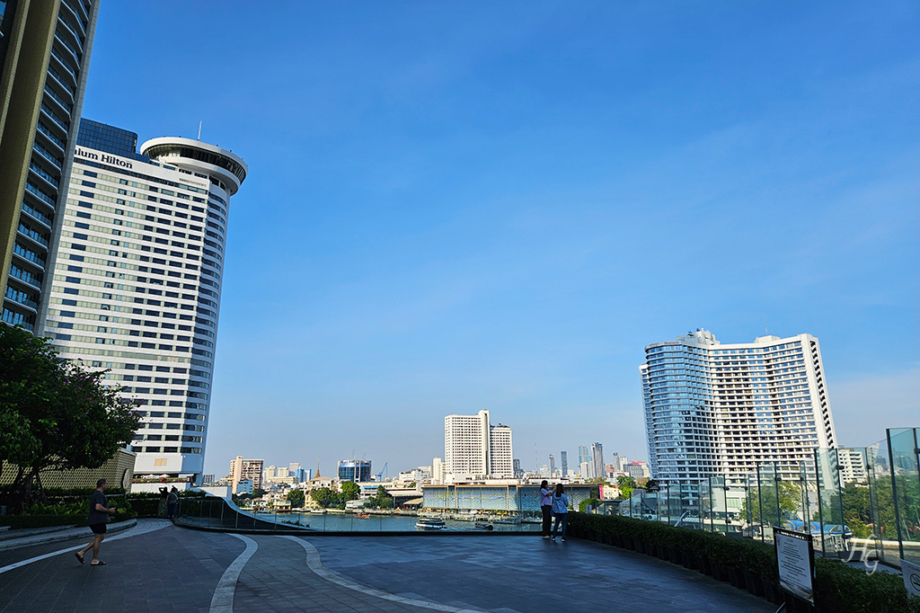 태국 방콕 아이콘시암 ICON SIAM 3층 정원에서 본 풍경