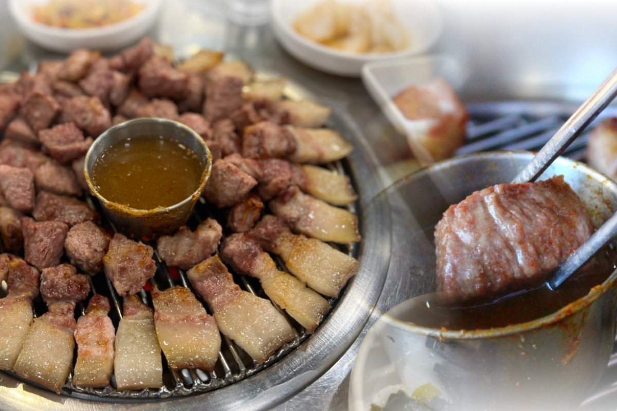  꽃돼지연탄구이 | 흑돼지 근고기 맛집 추천 | 제주 중문 대포포구 근처