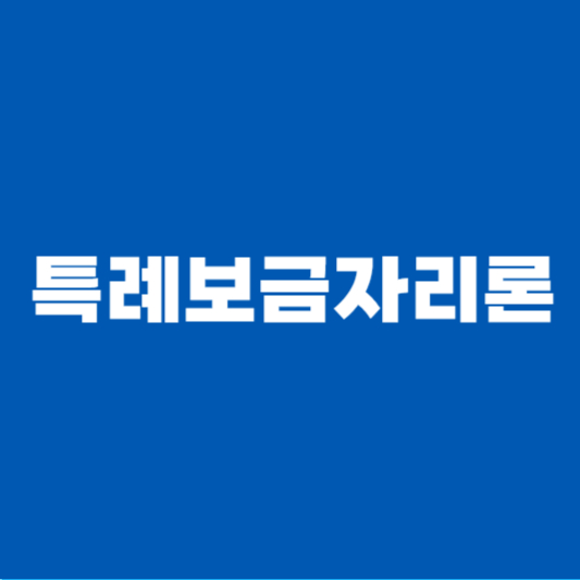 특례보금자리론 개요