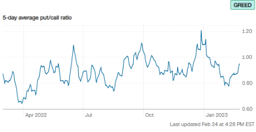 PUT / CALL Ratio