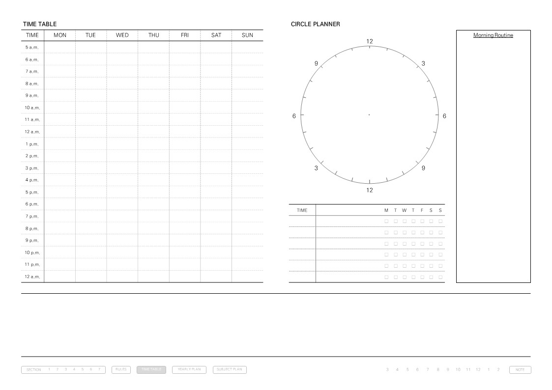 TIME-TABLE