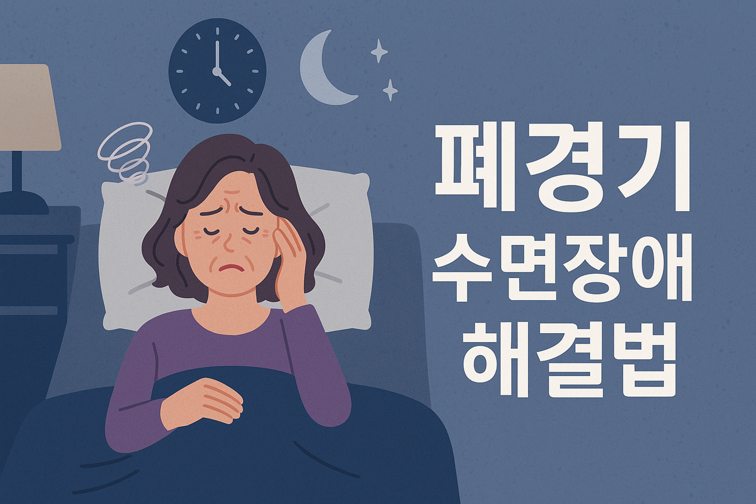 폐경기 수면장애 해결법