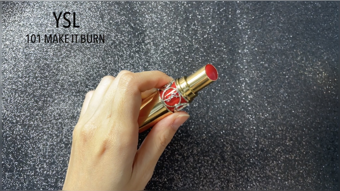  YvessaintLaurent 입생로랑 루쥬 볼륍떼 샤인 101 make it burn