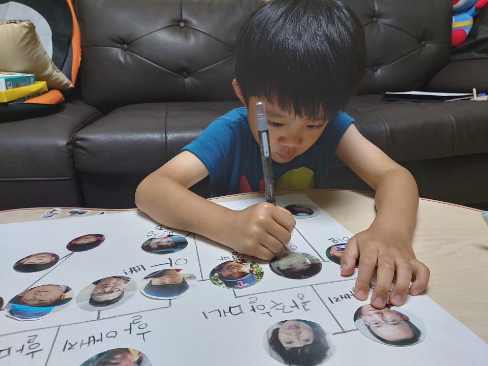 가족관계 촌수 가족관계도 만들기 할아버지와 나는 19