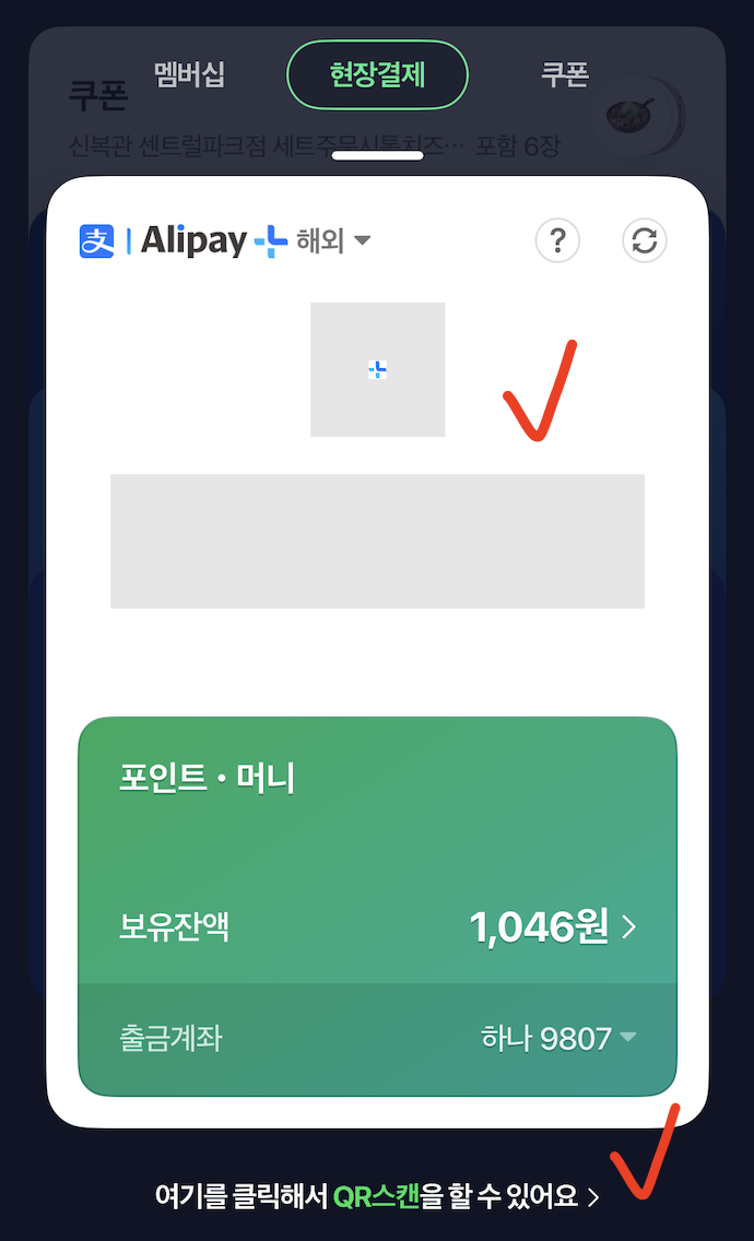 네이버페이 알리페이