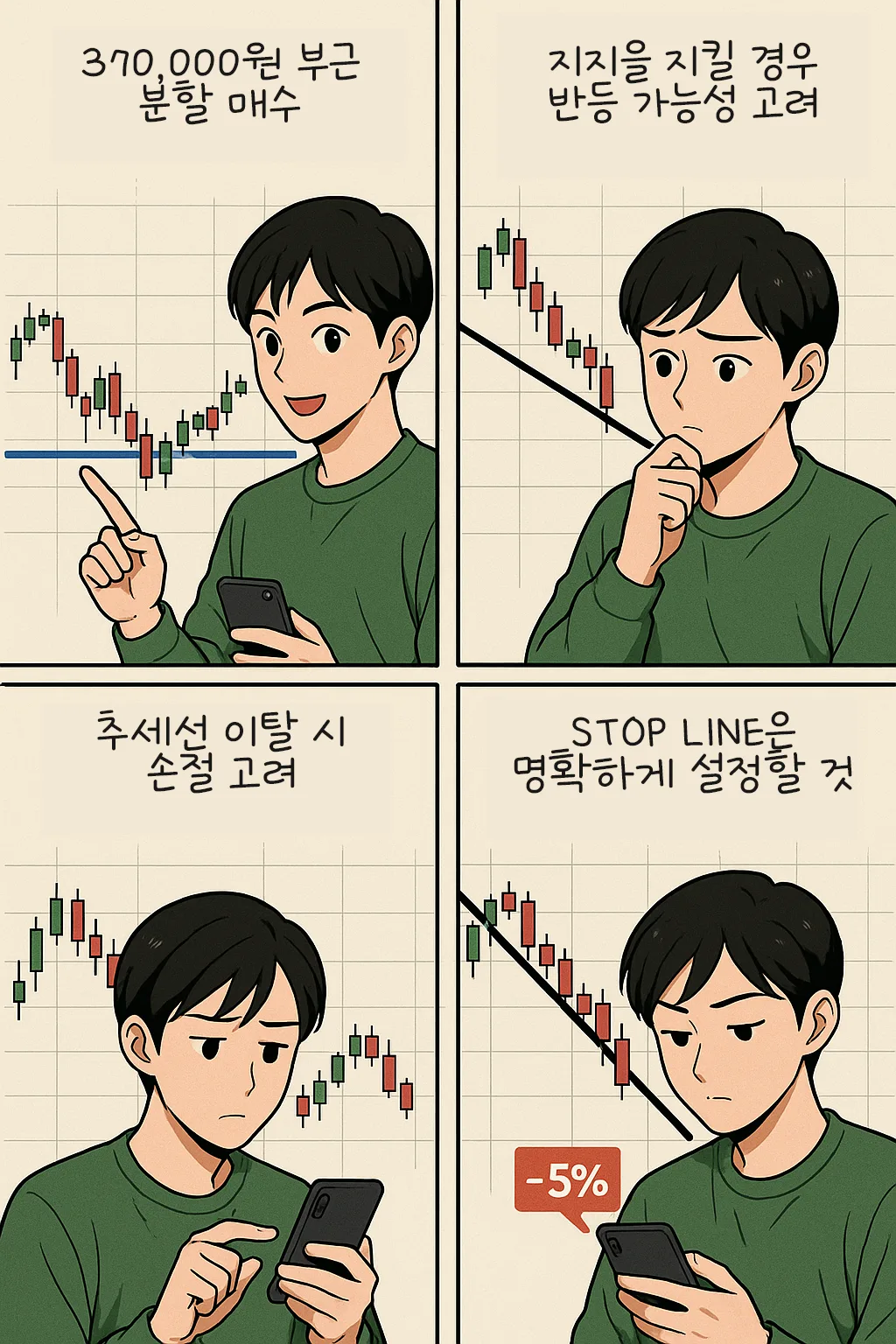 보수적 접근과 손절 기준