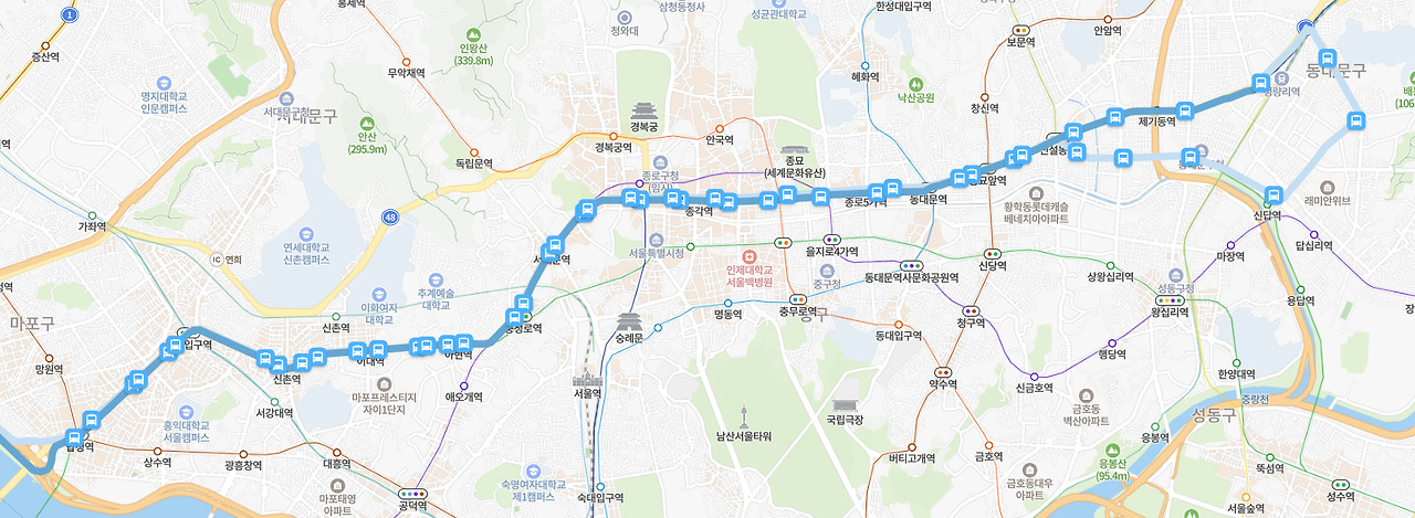 6002번 공항버스 노선