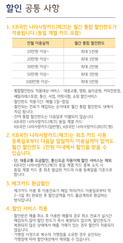 국민 나라사랑카드 무료로 실적채우기 국민 나라사랑카드 무료로 실적채우기
