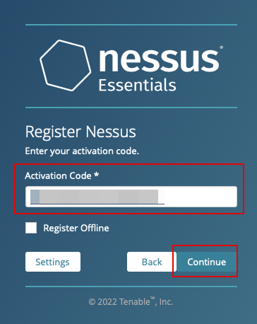 7.3 Activation Code 입력
