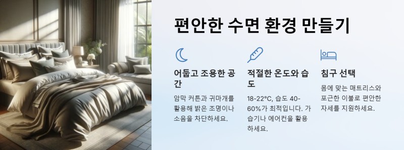 편안한 수면 환경 민들기 ppt이미지