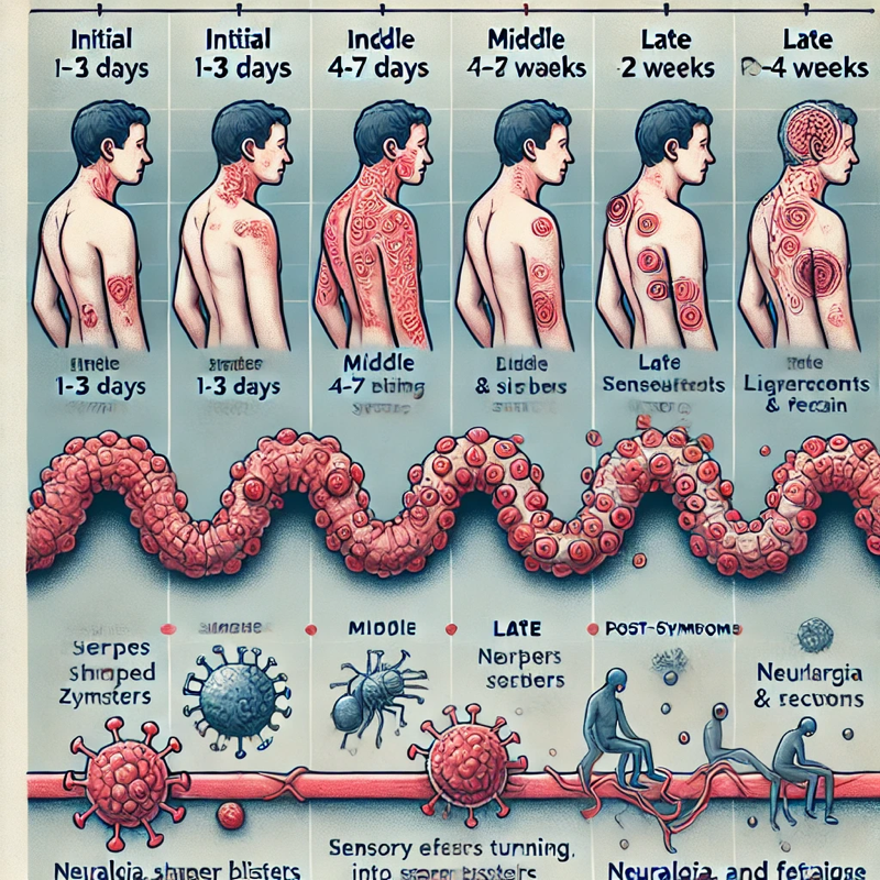 대상포진의 주요 증상 및 진행 과정 🔍