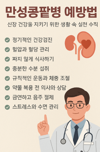 만성콩팥병을 예방하는 가장 확실한 방법과 생활 속 실천 전략