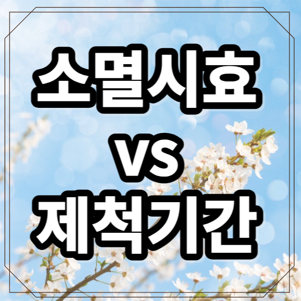  소멸시효와 제척기간