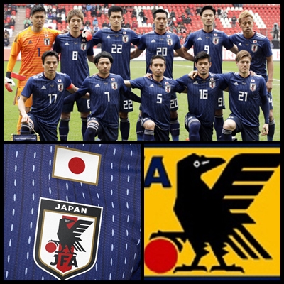  일본 축구 엠블럼, 고구려의 상징 삼족오를 쓴다?