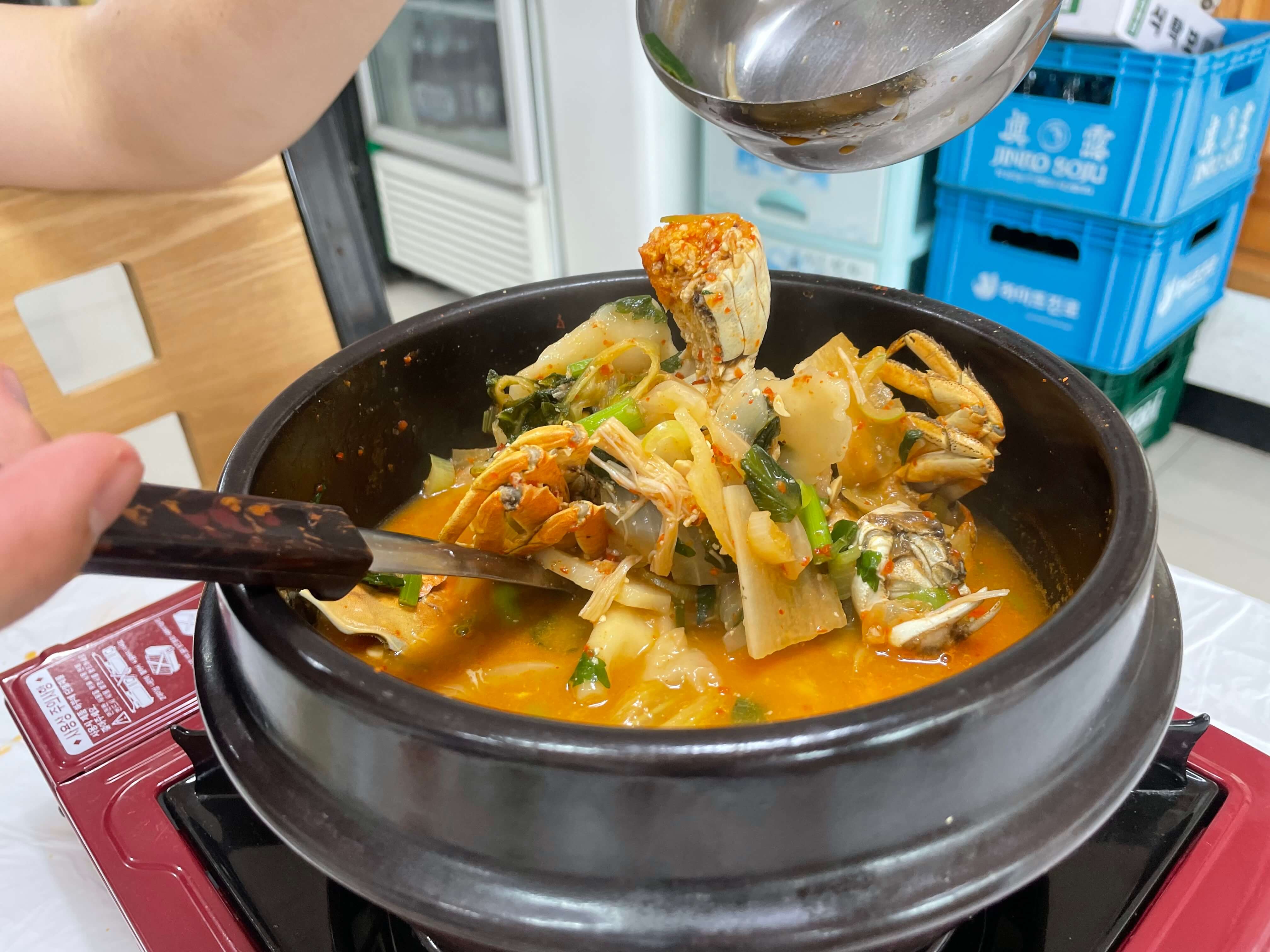 하동 맛집 혜성재첩식당 참게탕 추천