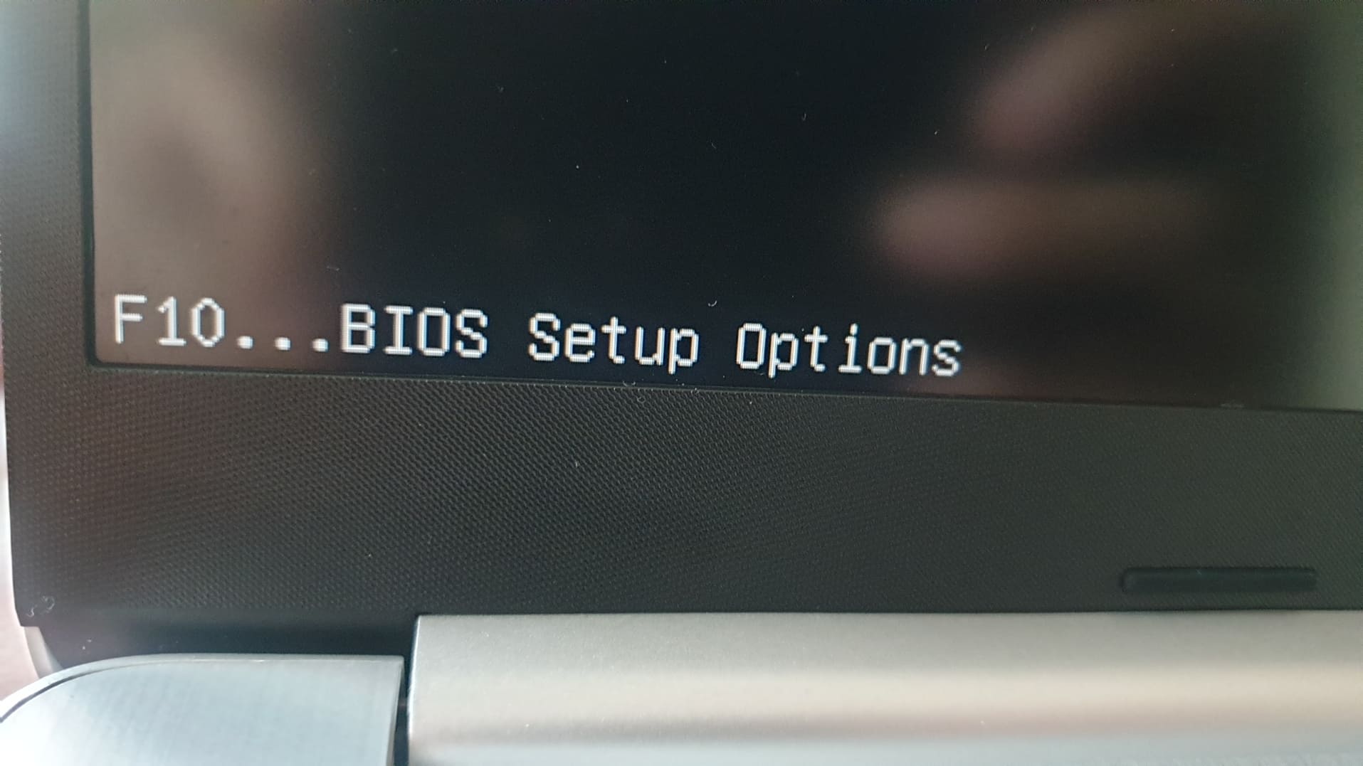 HP 바이오스 진입